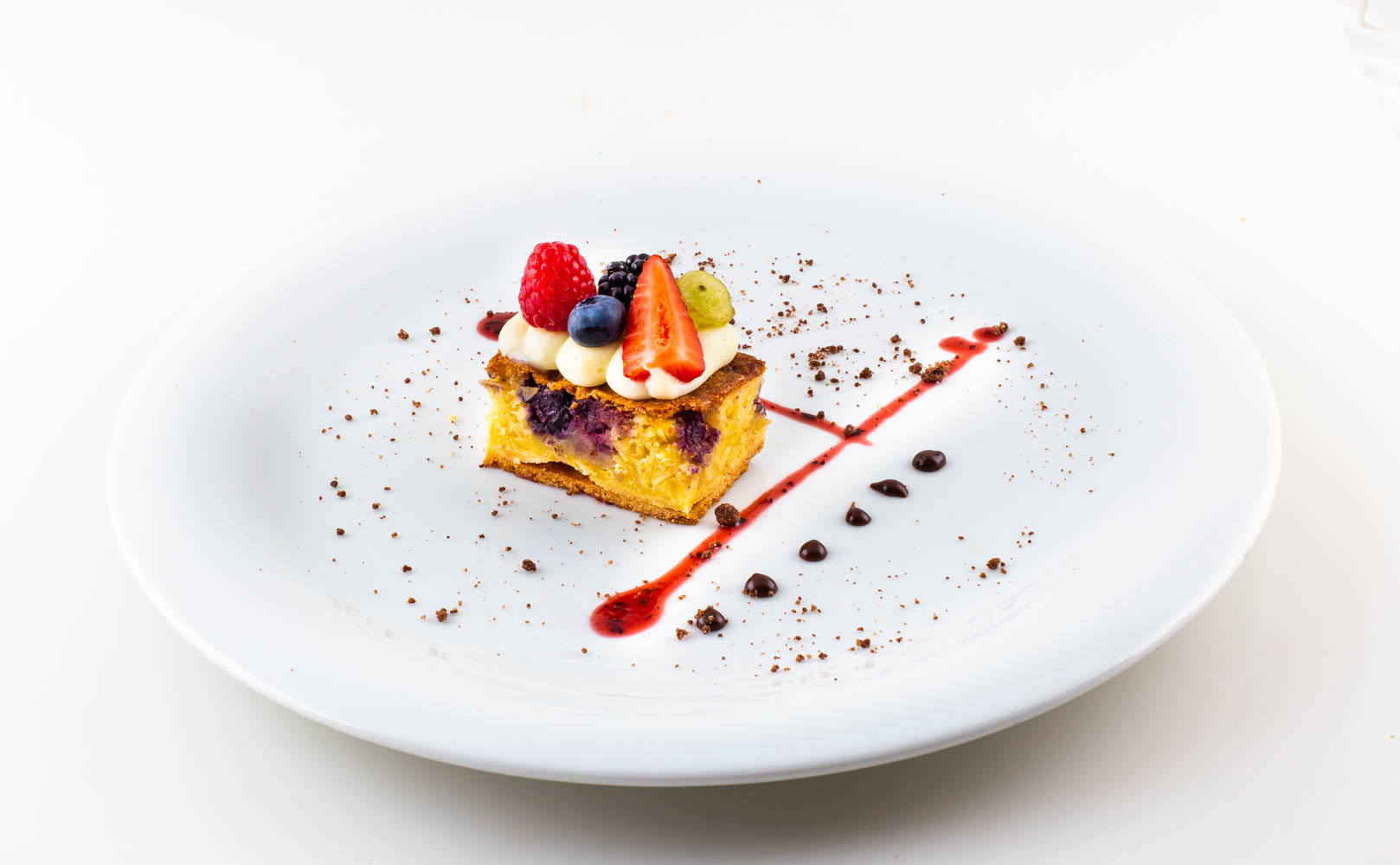 Frangipane con frutos rojos